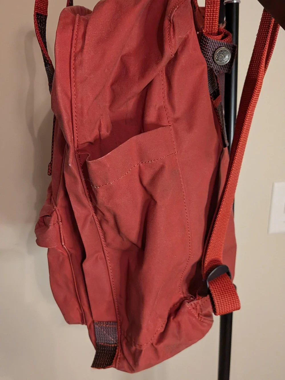 Fjallraven Kanken Backpack in Rust Red